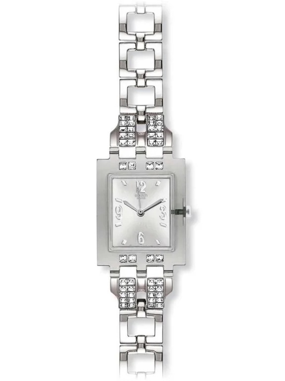 Swatch Ladies Be Found Silver Dial Bracelet Watch